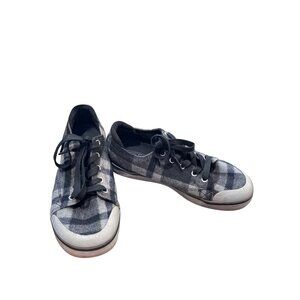 Keen wms plaid gray black wool low top sneakers sz 8 SKU 9979